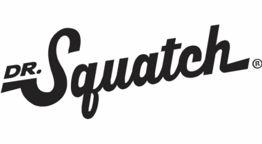 Dr. Squatch logo in stylized black script.