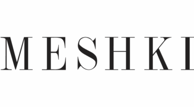 Meshki logo in charcoal-colored text.
